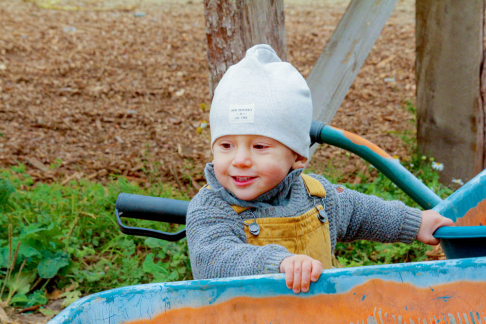 Arun on Pumpkin field