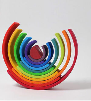 Wooden Rainbow Stacking Toy