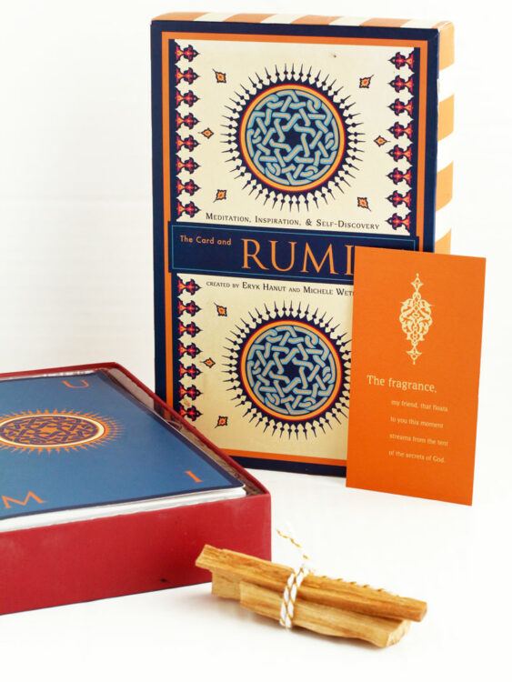 Rumi The Card and the book spiritual tools